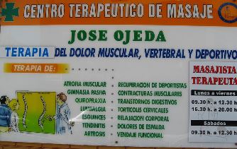  CENTRO TERAPEUTICO DE MASAJE JOSÉ OJEDA